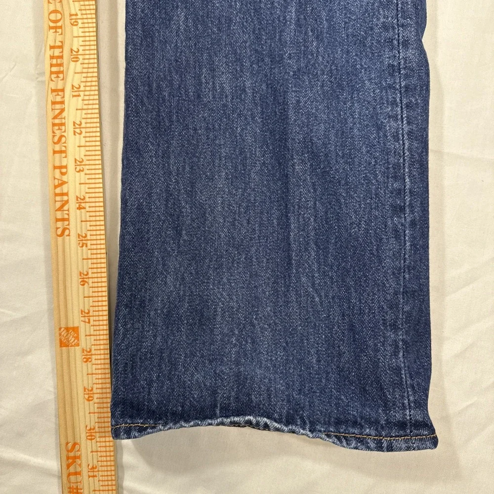 JEANS STRAIGHT Levi's 501 Original Men's 36x30 Medium Wash Cotton